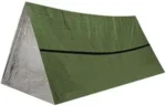 Emergency Survival Tent. 2-Person Tube Shelter Waterproof & Windproof Reusable Thermal Blanket Compact,Lightweight Includes SOS Whistle Perfect for Camping, Hiking, and Emergencies.