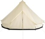 10-Person Yurt Tent Glamping Bell Tent with Spacious Interior, Breathable Waterproof Design, for Family Outdoor Camping, 16' x 16' x 10'