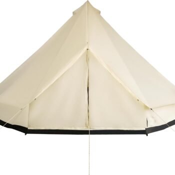 10-Person Yurt Tent Glamping Bell Tent with Spacious Interior, Breathable Waterproof Design, for Family Outdoor Camping, 16' x 16' x 10'