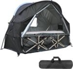 Ultimate Comfort Cot Tent - Portable, Easy Setup, and Versatile for Solo Campers and Outdoor Relaxation, Without Bed
