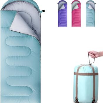 Sleeping Bags for Adults, Teens & Kids - Use for 3-4 Seasons, Warm & Cold Weather - Lightweight,Waterproof, Use for Backpacking, Hiking and Camping